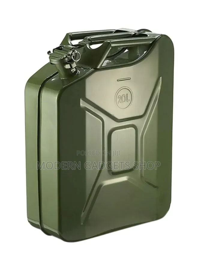 20L Heavy-Duty Metal Fuel Container – Petrol and Diesel Jerry Can