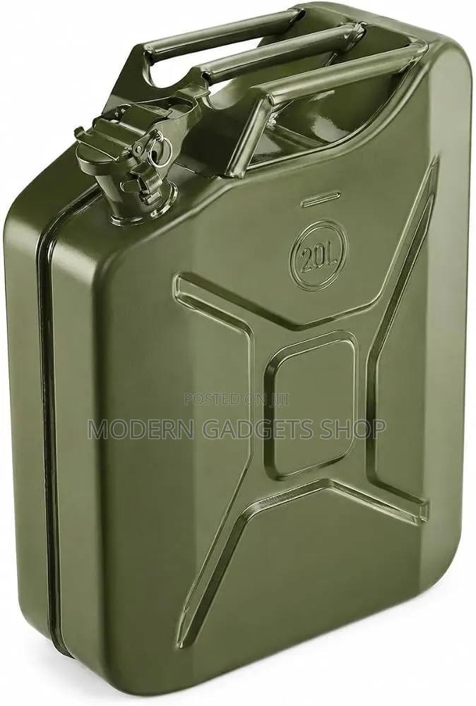 20L Heavy-Duty Metal Fuel Container – Petrol and Diesel Jerry Can