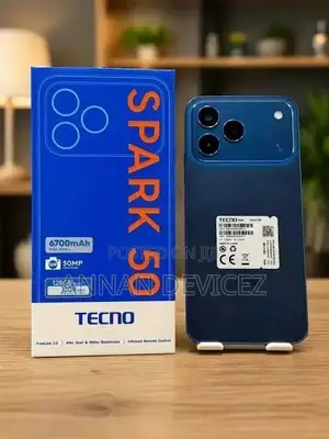New Tecno Spark 50 128 GB Gray