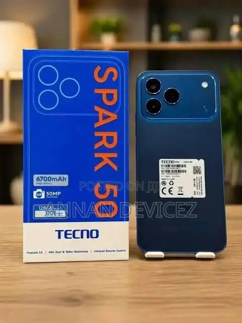 New Tecno Spark 50 128 GB Gray