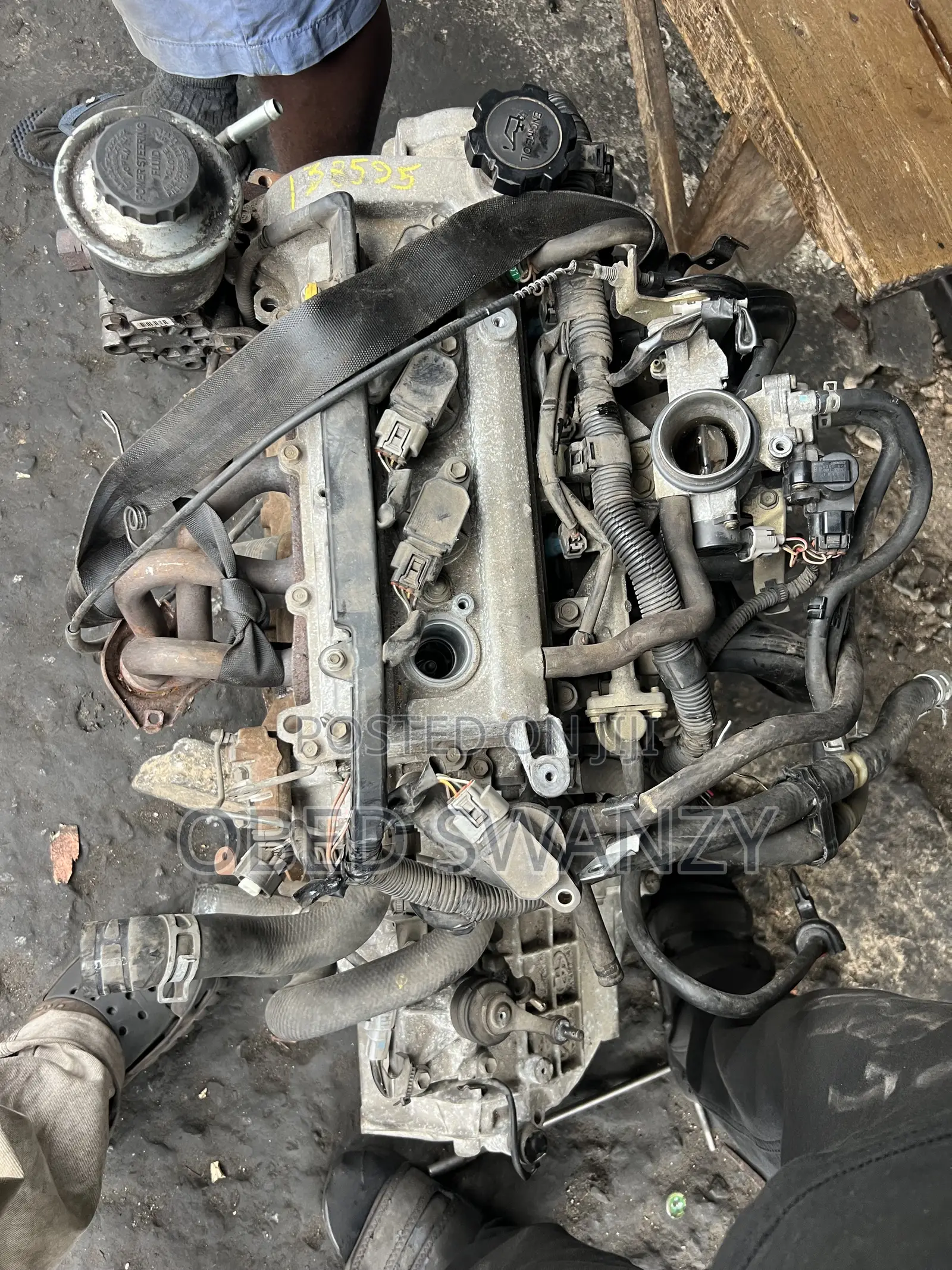 Toyota Yaris Manual Complete Engine