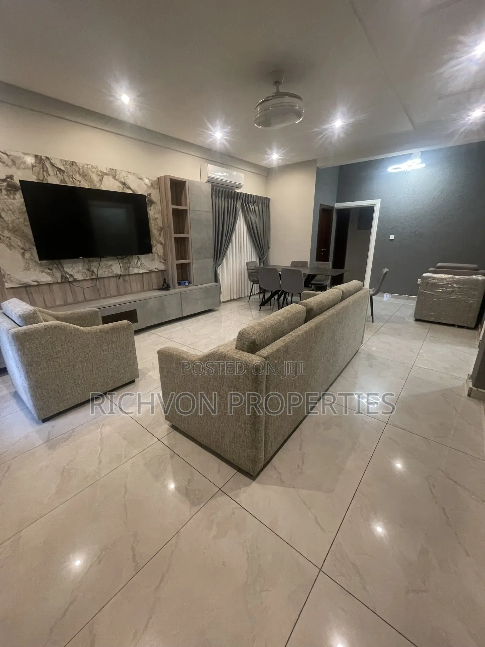 Furnished 3bdrm Apartment in Richvon, Baatsona Total for rent