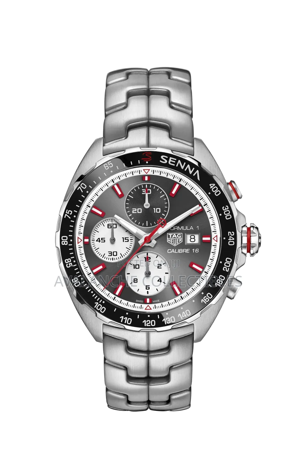 TAG HEUER Formula 1 × Senna Chronograph Gent's Watch 44mm Case Size.