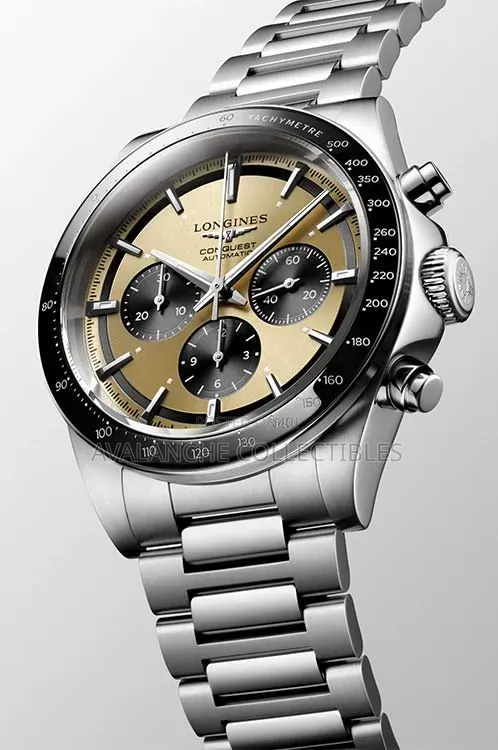Longines Conquest Chronograph Gent's Watch 42mm Case Size