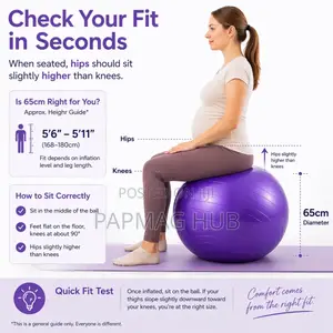 Yoga Ball for Both Pregnant Women and Everyone Can Use It