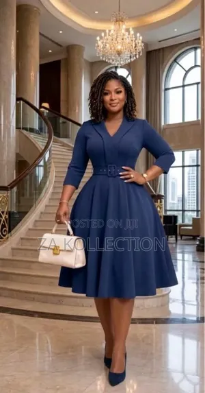 Ladies Office Dress(Mauve)