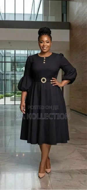 Zars Ladies Office Dress(Black)