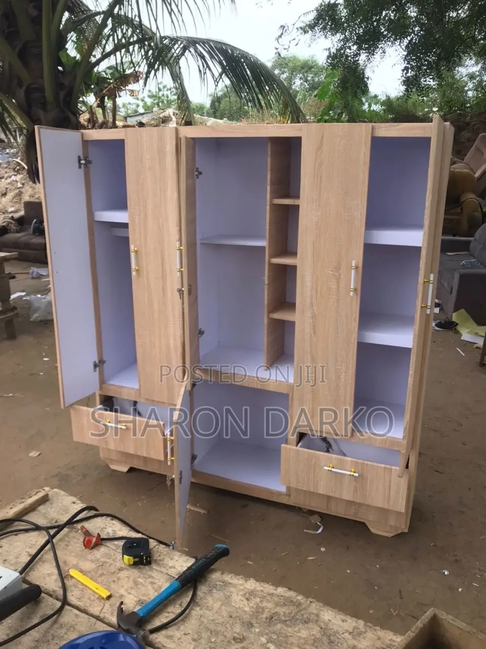 Wardrobe With Cosmetics Shelves