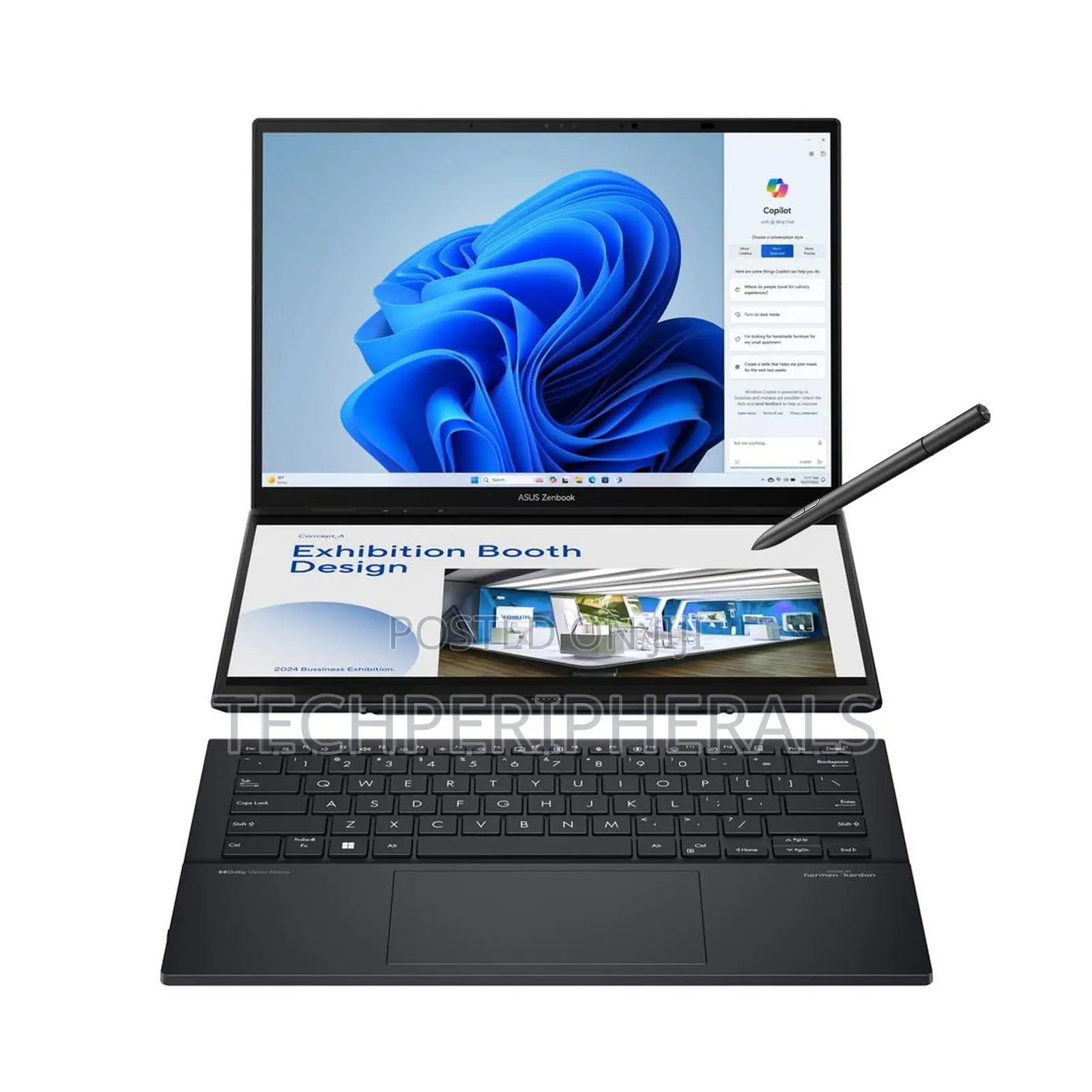 New Laptop Asus Zenbook Duo 14 32GB Intel Core Ultra 7 SSD 1T