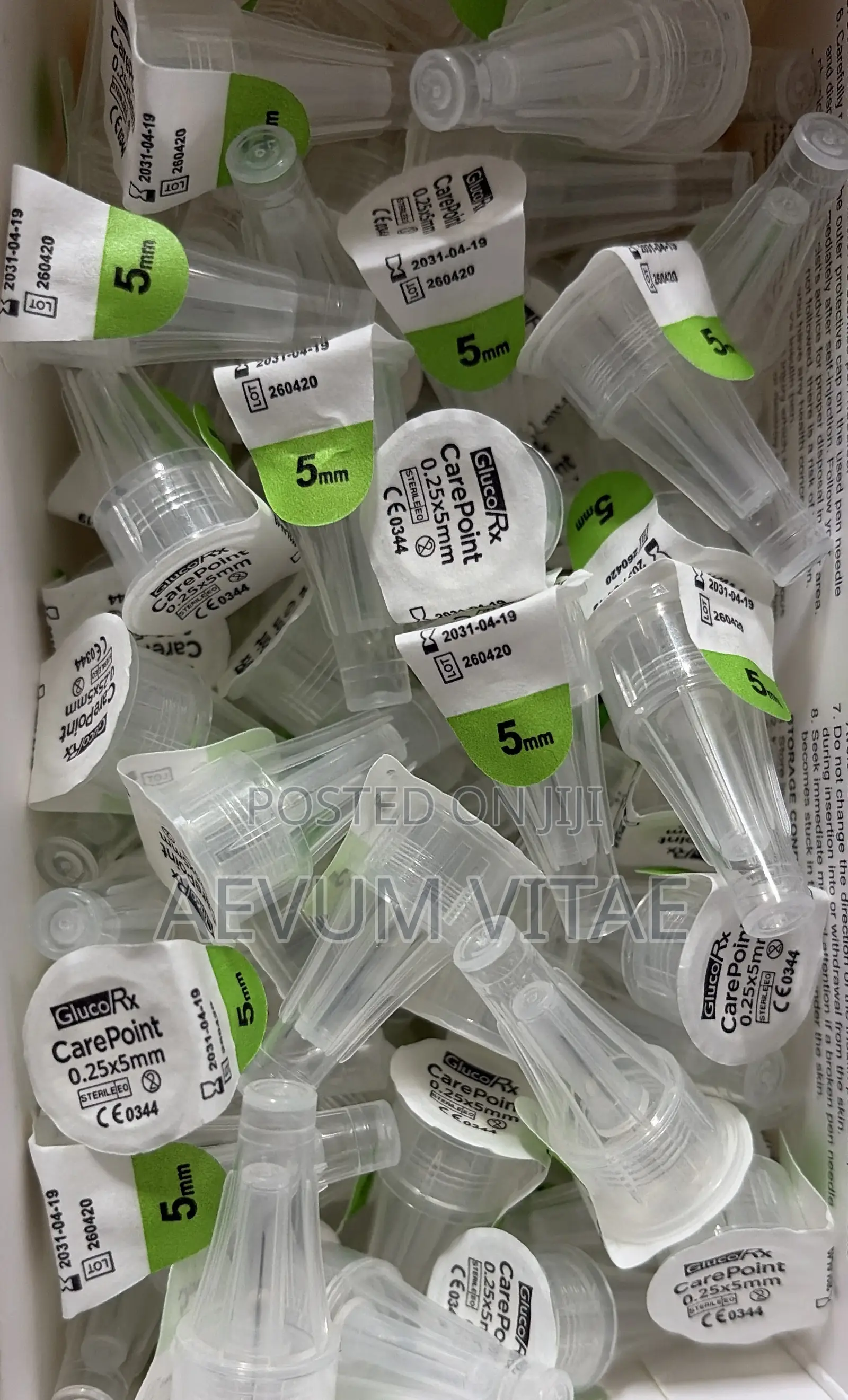 5mm, 4mm 31g 0.25mm Single Use Pen Needles