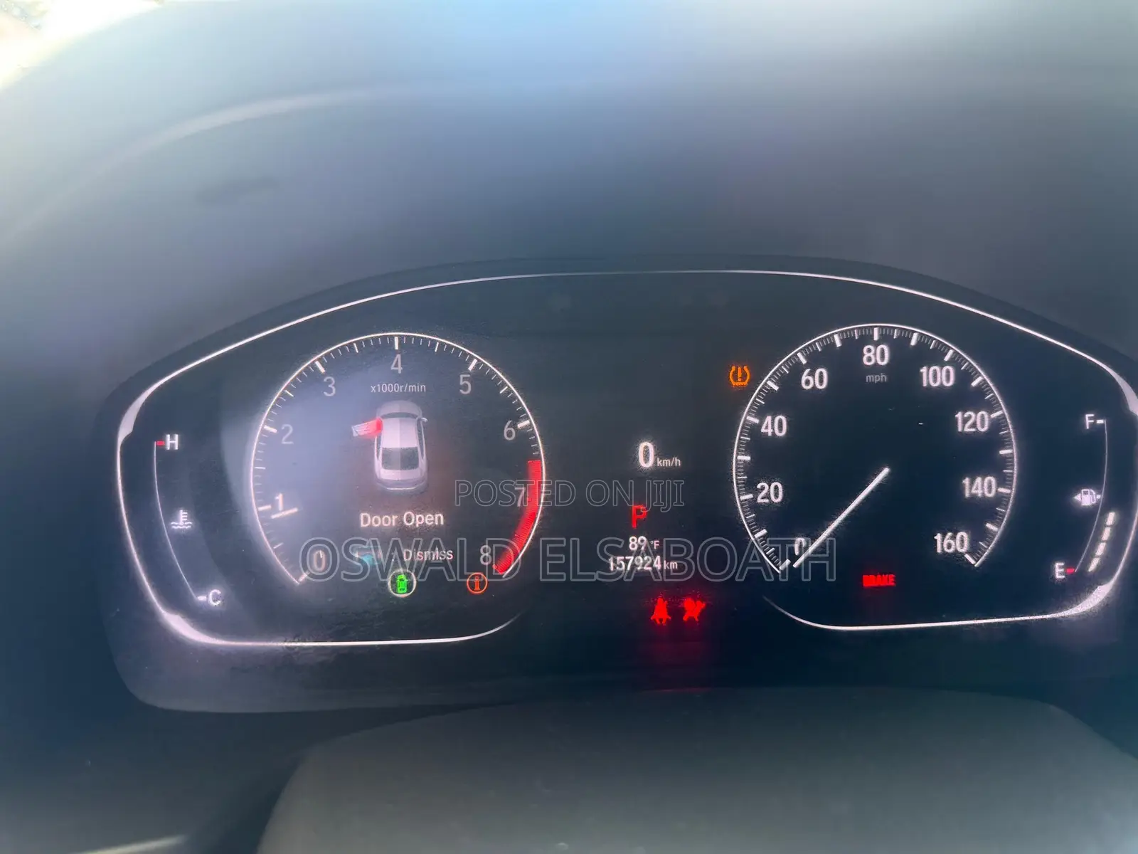 Honda Accord 2018 Red