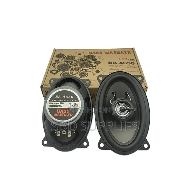 4*6 Oval Shape Heavy Bass Coaxial Car Speaker