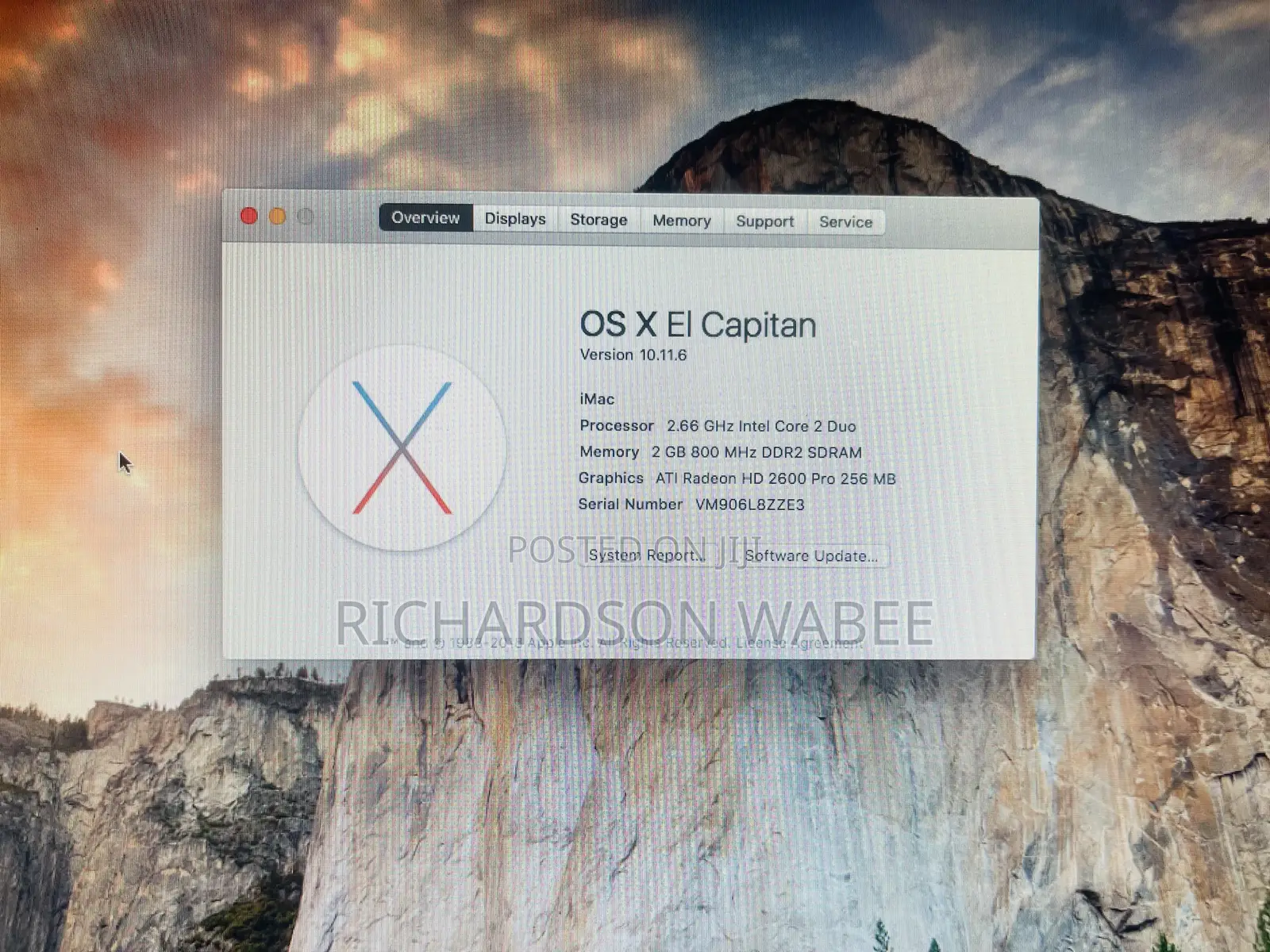 iMac OS X El Capitan
