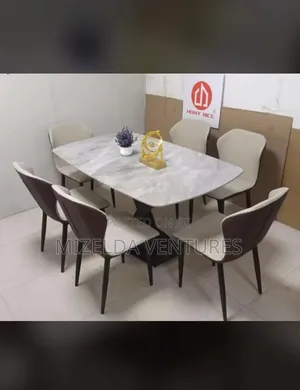 6 Seater Marble Dining Set