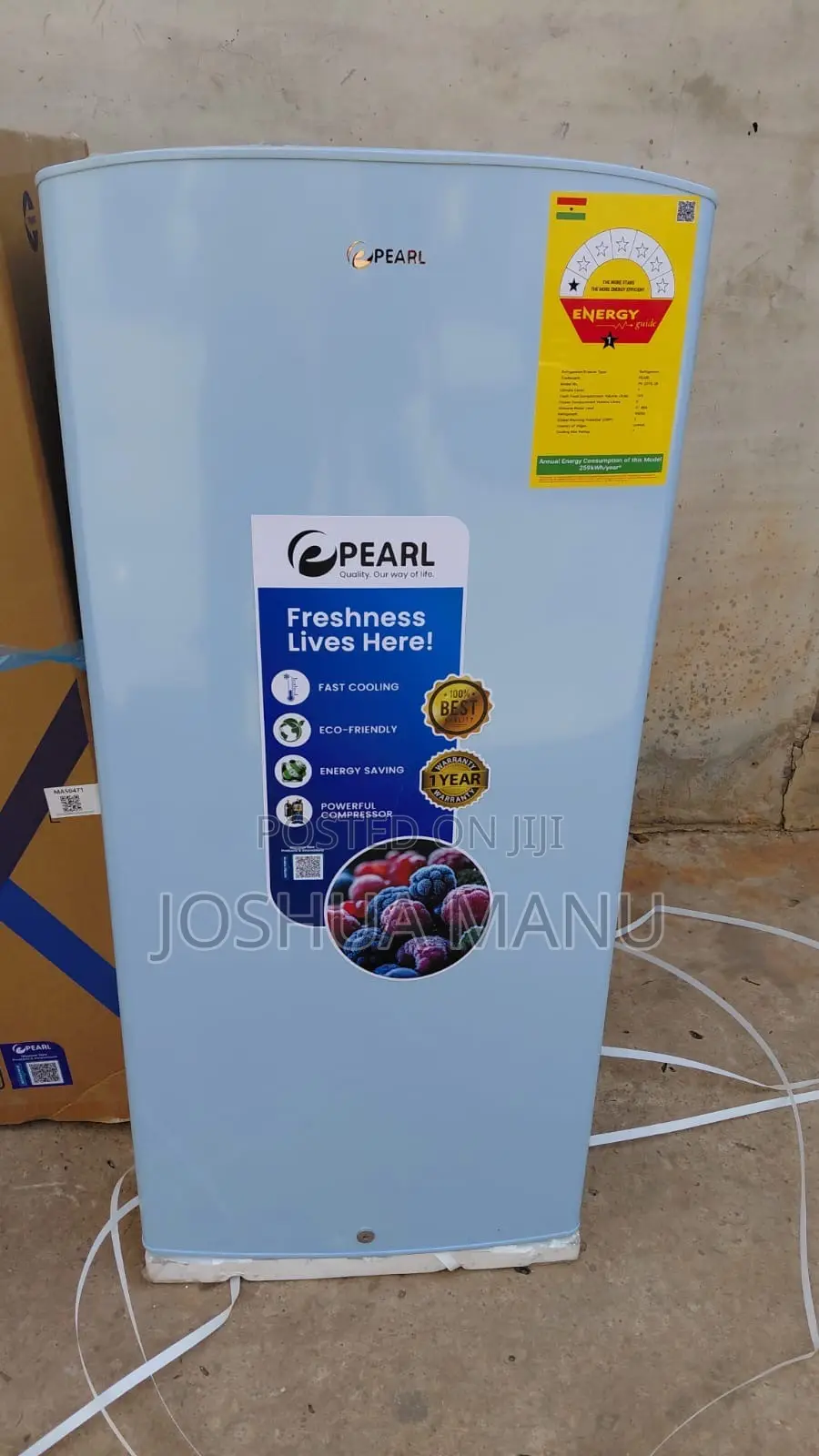 Pearl Fridge - Free Delivery Before Payment Within Kumasi