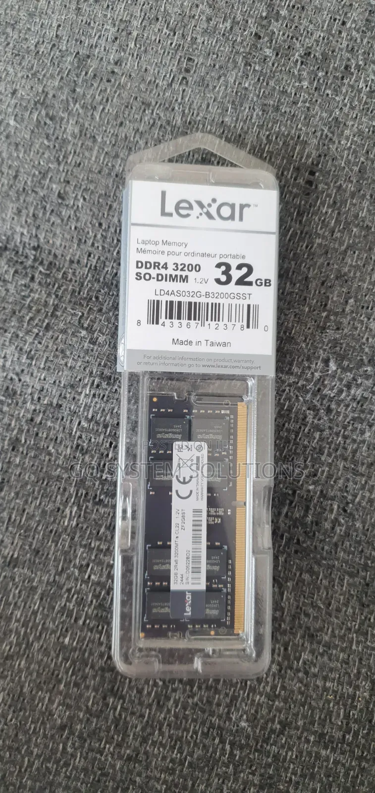 Lexar Ddr4 3200 So-Dimm 32GB Ram