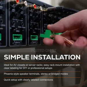 Class D 80W X 12 Channels Multi Zone Power Amplifier Dayton MA1280