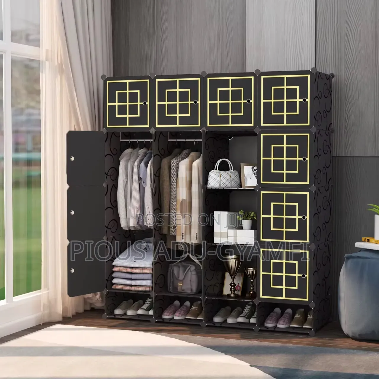 Cubes Plastic Wardrobe.