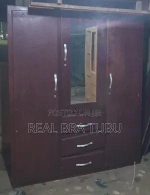 Bed and Bed Frame With Wardrobe for Sale