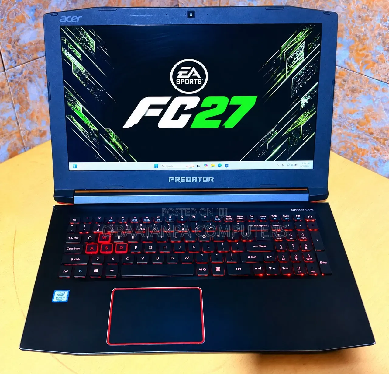 Laptop Acer 16GB Nvidia SSD 256GB