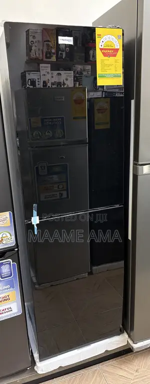Executive Nasco 196L Bottom Freezer Mirror Refrigerator