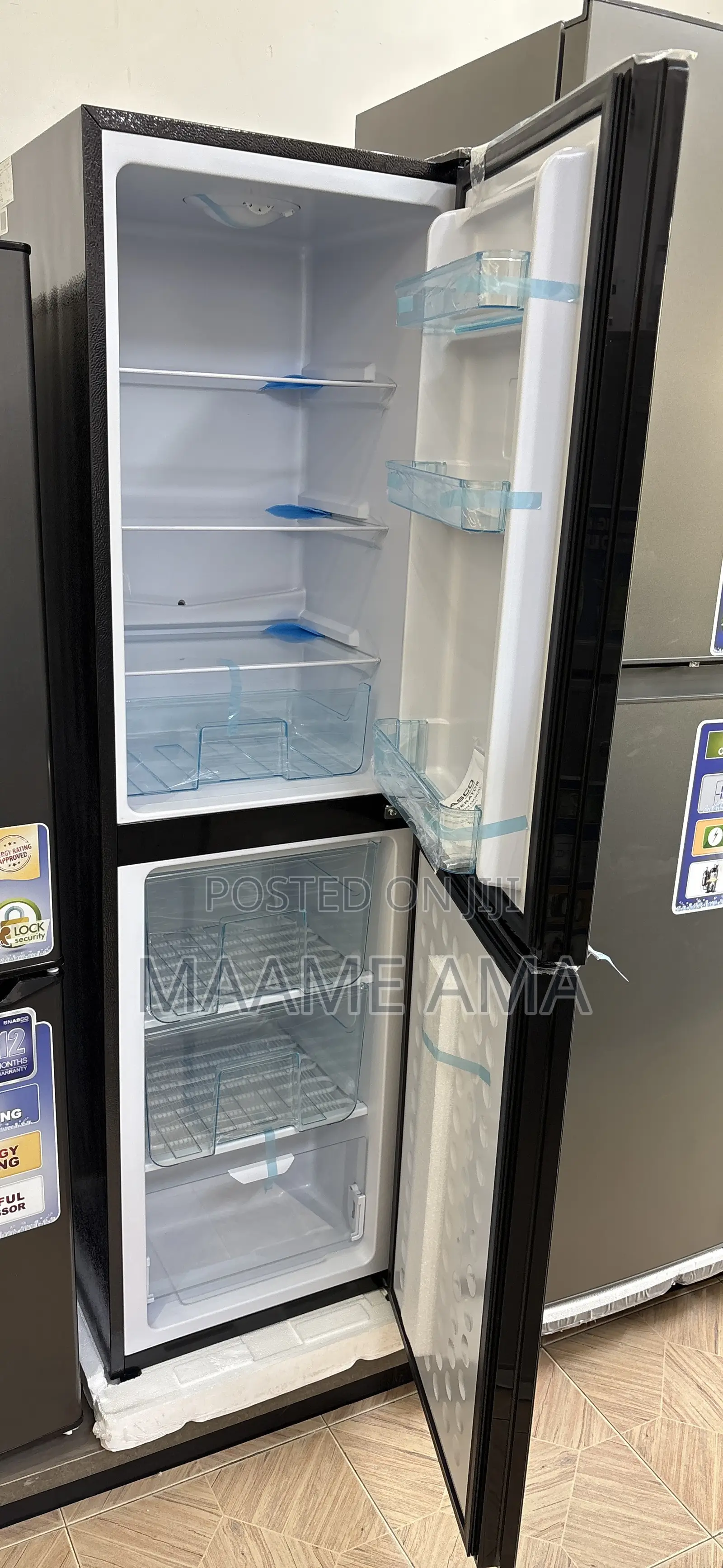 Executive Nasco 196L Bottom Freezer Mirror Refrigerator