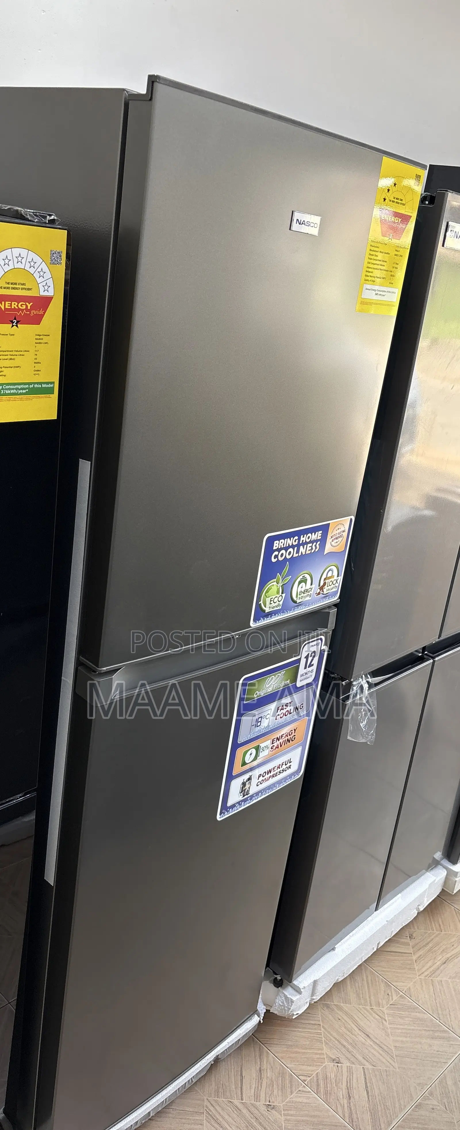 Nasco 251Ltrs Bottom Freezer - Nasd2-29sk