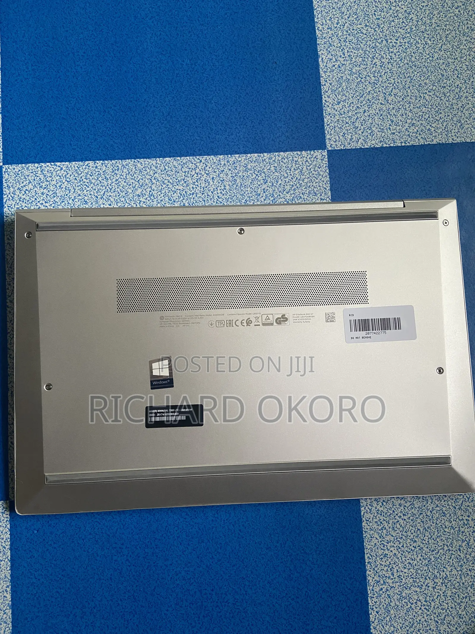 Laptop HP EliteBook 840 G7 8GB Intel Core i5 SSD 256GB