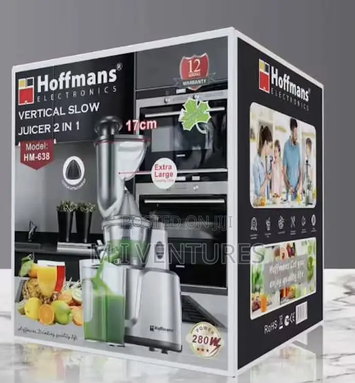 2in1 Vertical Slow Juicer