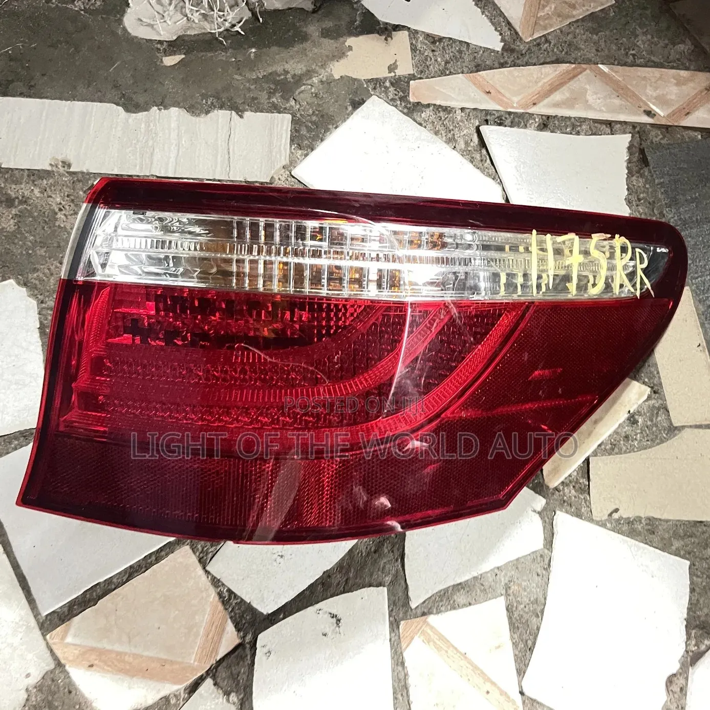 Lexus LS460 Taillight Right Side 2010