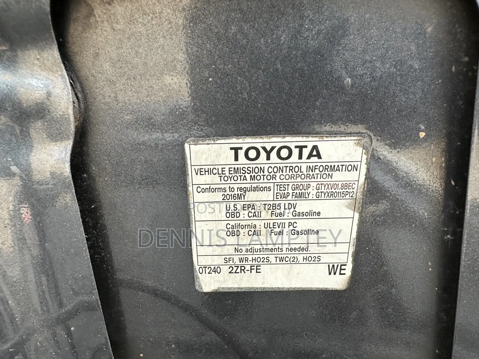 Toyota Corolla 2016 Gray