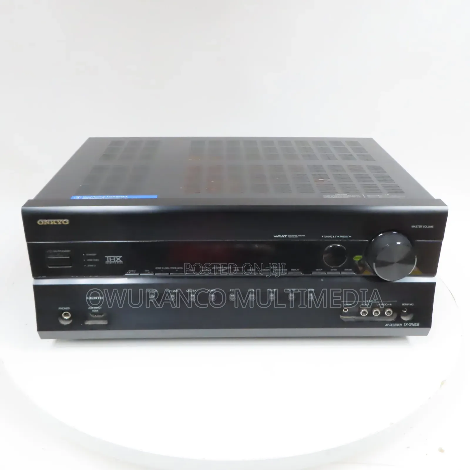 Onkyo TX-SR608 7.2 Channel THX Home Theater USB AV Receiver - 700W