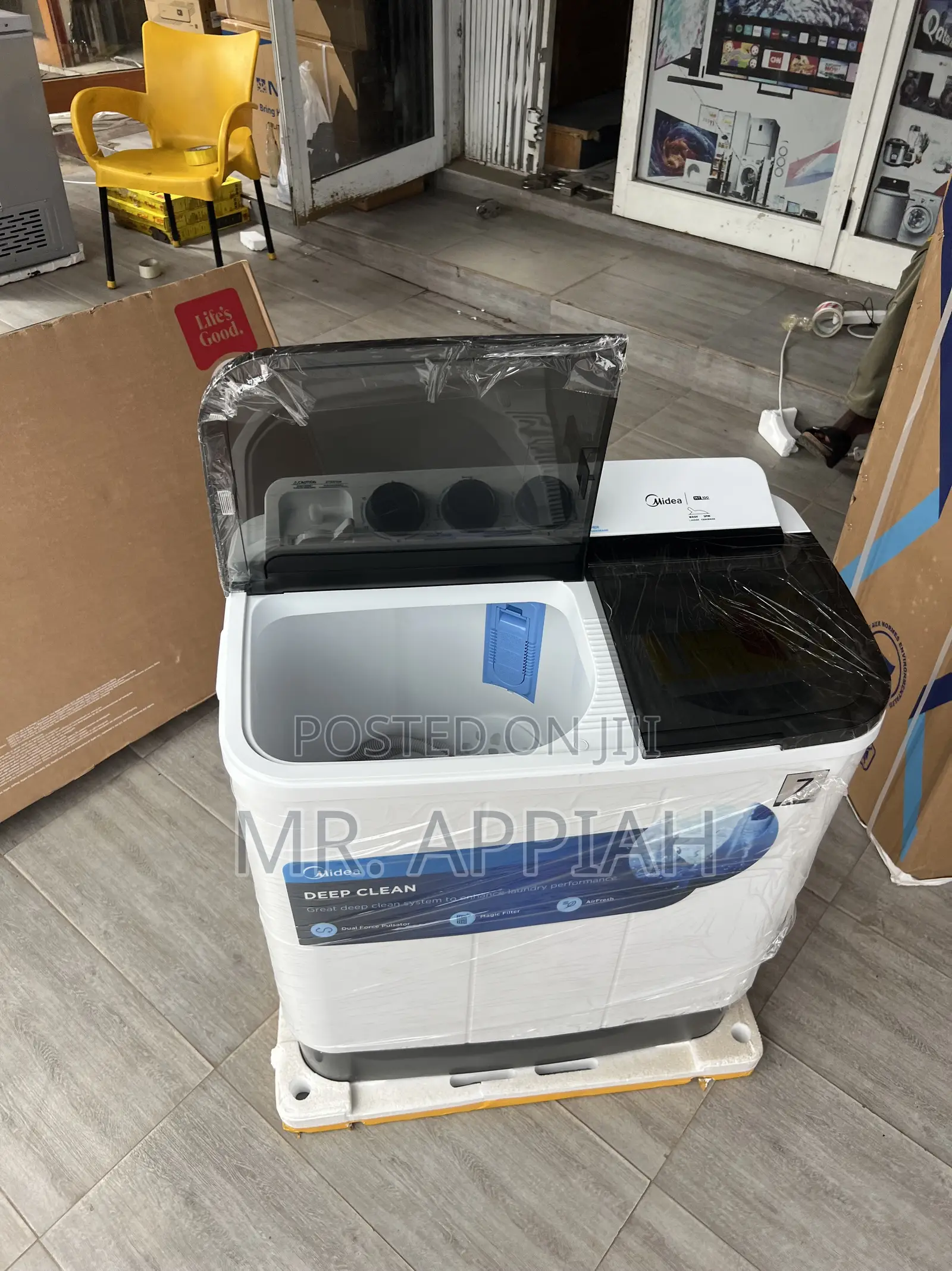 Chekc Out Adorable Midea 7kg Top Load Washing Machine(Semi-Auto)