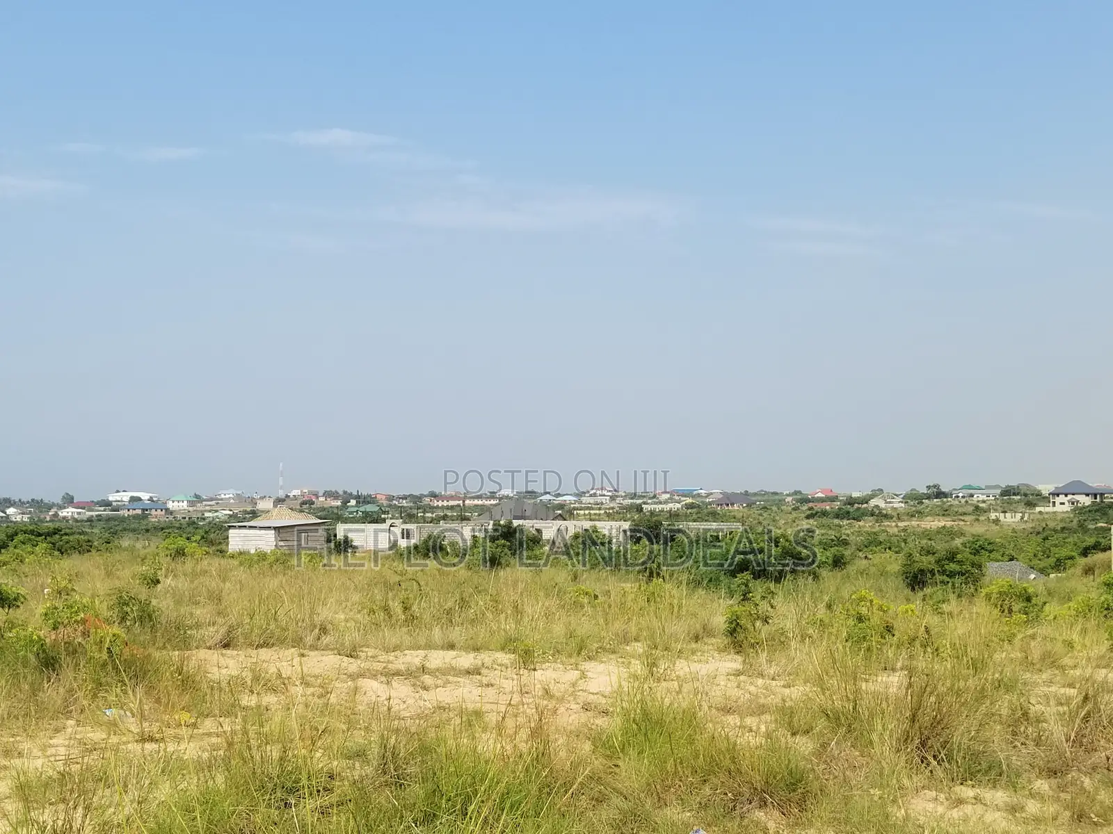 Half Plot (70x50) at SkyPort City, Tsopoli – Free Docs & Corner Walls