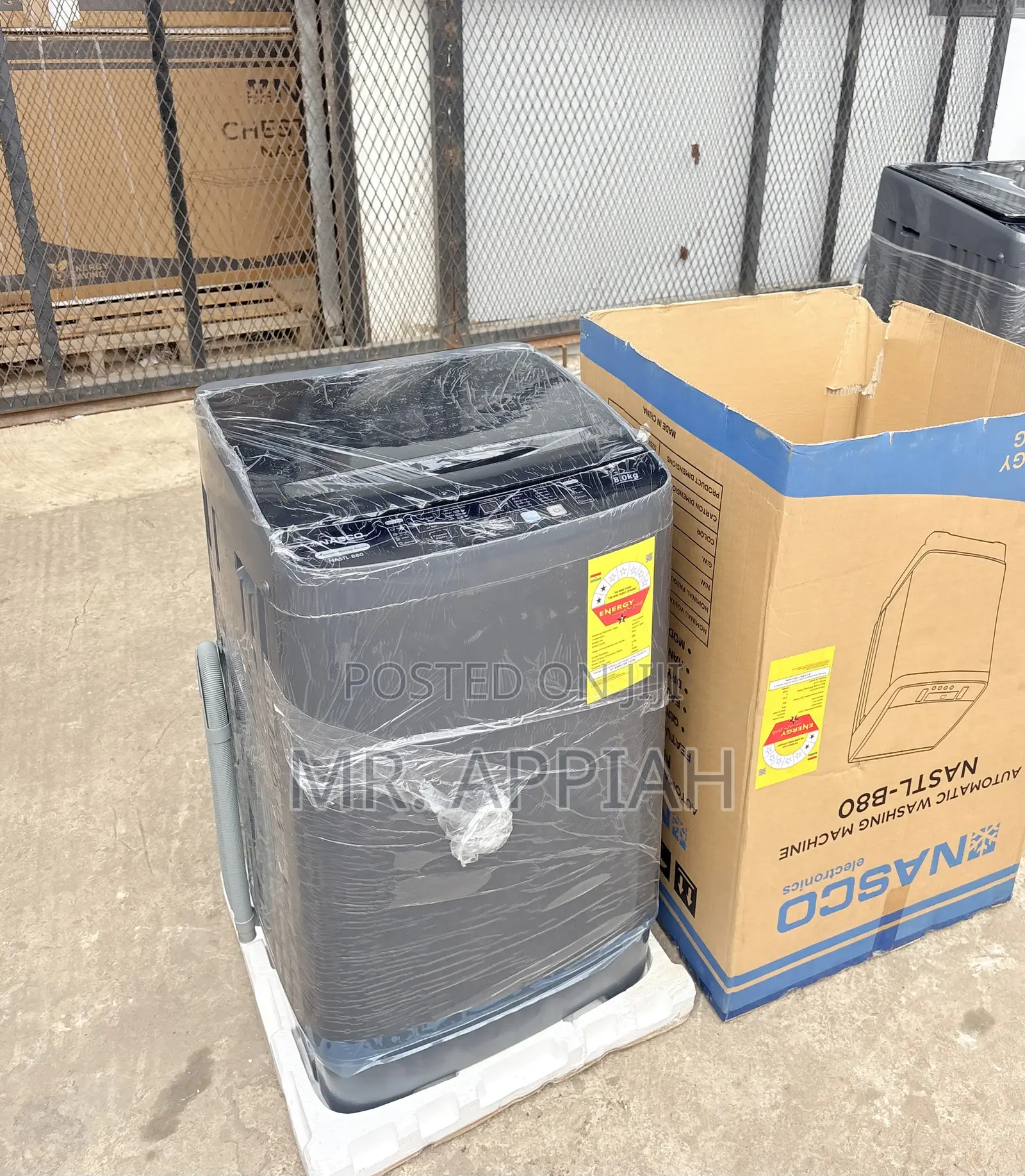 Nasco 8KG Top Load Washing Machine +FREE NASCO STEAM IRON