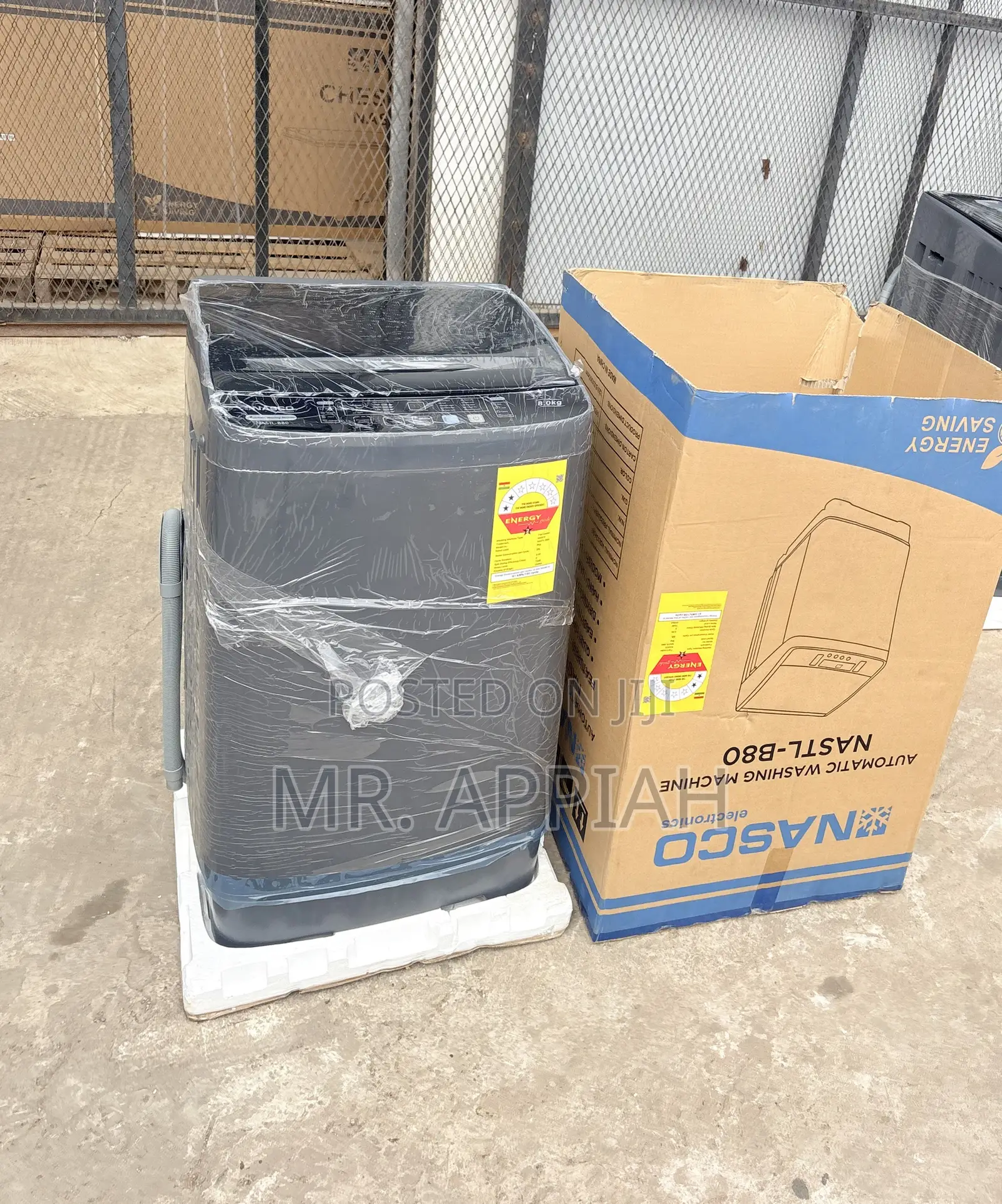 Nasco 8KG Top Load Washing Machine +FREE NASCO STEAM IRON