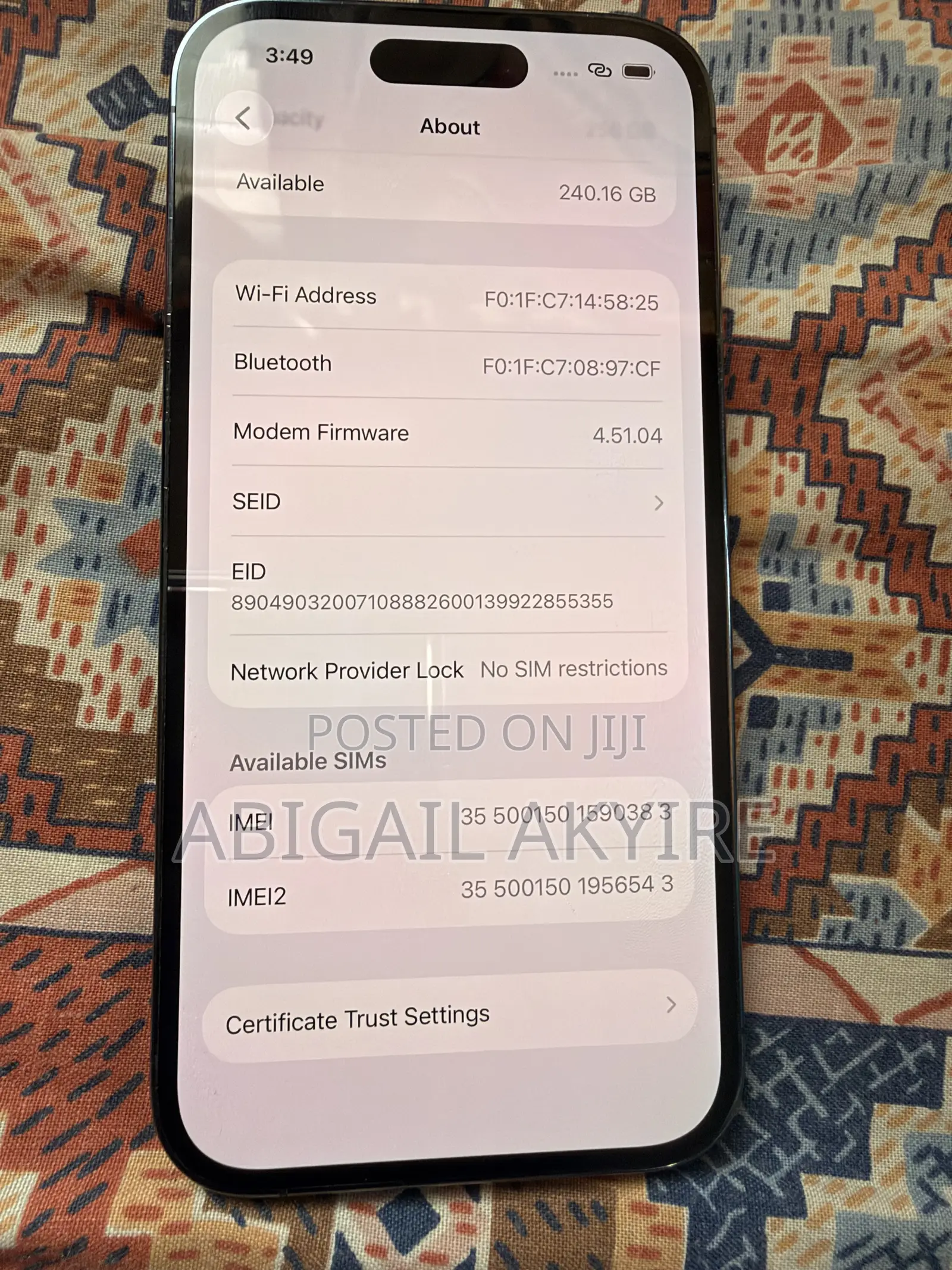 Apple iPhone 14 Pro 256 GB Purple