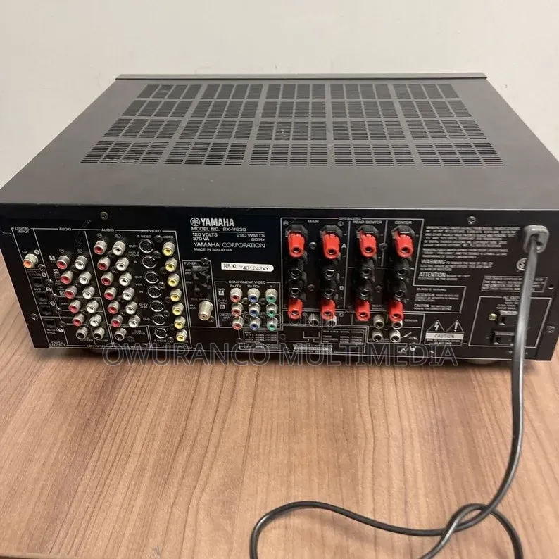 Yamaha RX-V630 6.1 Channel AV Receiver - With Phono Turntable Inputs