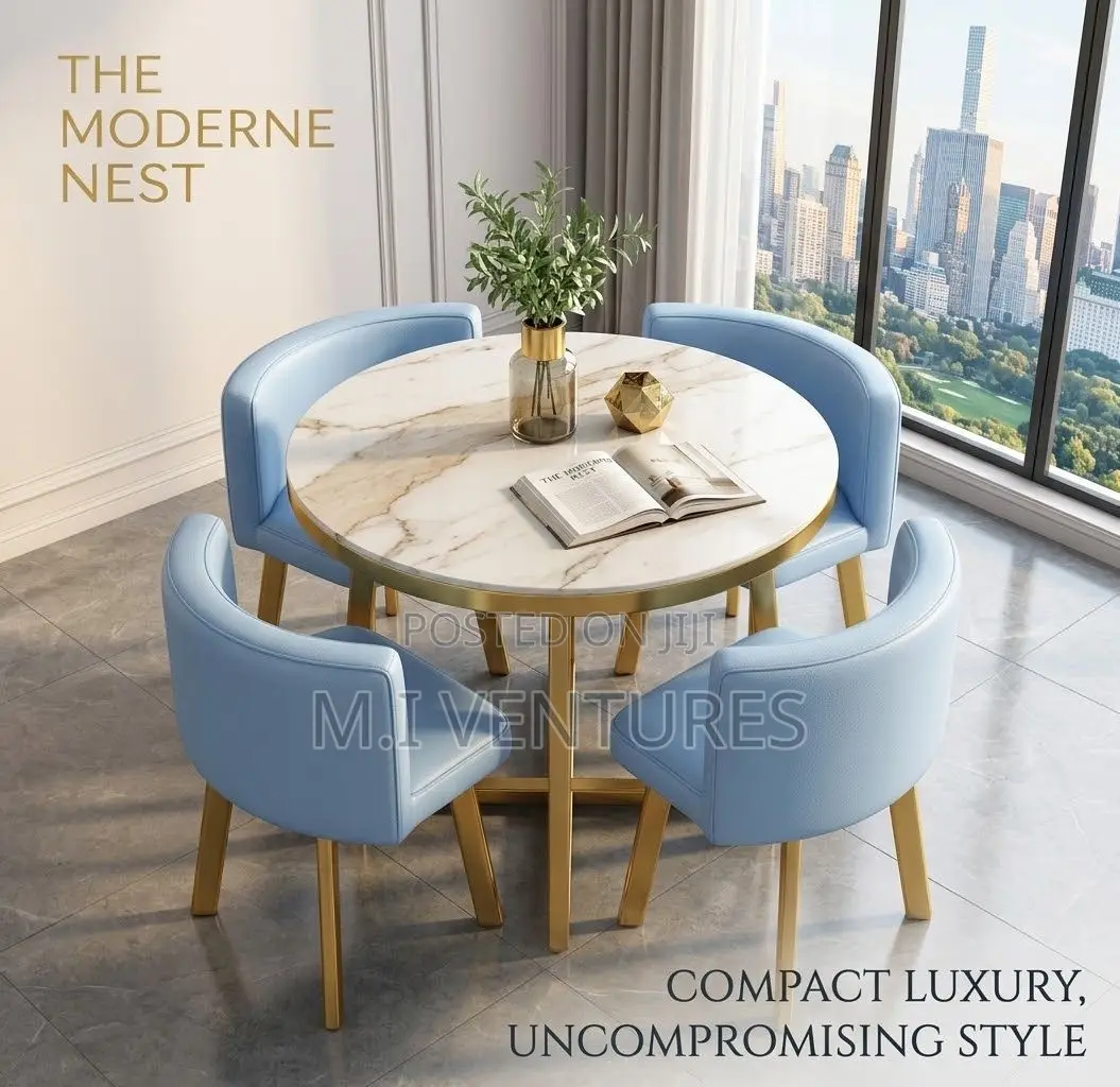 Modern Dining Table Set(4 Chairs)