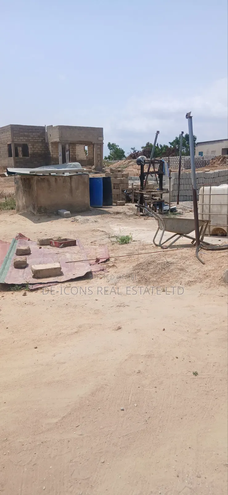 Registered Land Fenced at Apra in Kasoa
