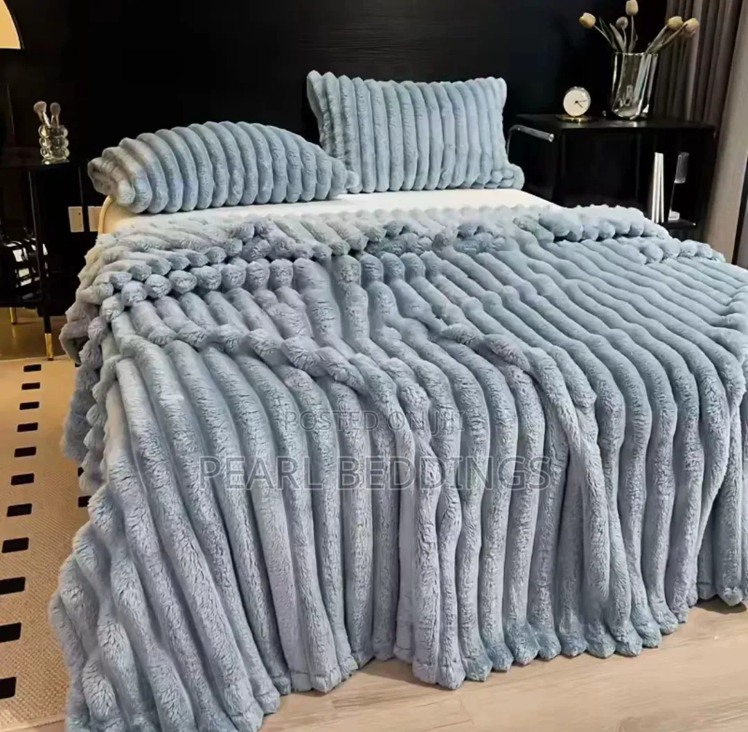 Quality Cozy Plush 1 Blanket With 2 Cozy Pillowcases Available