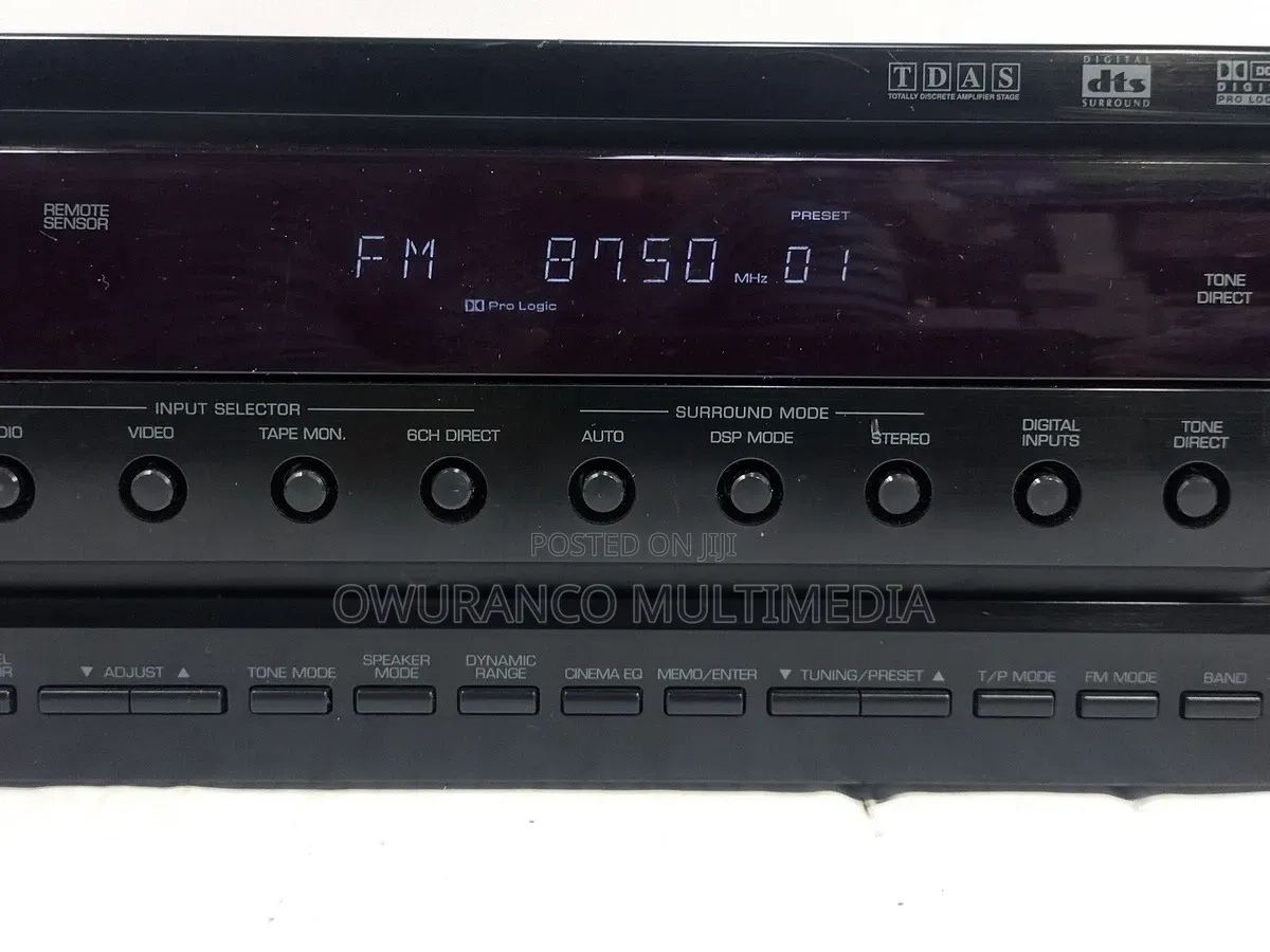 Sherwood RD-6106R 5.1 Channel AV Receiver - DTS - With FM Tuner