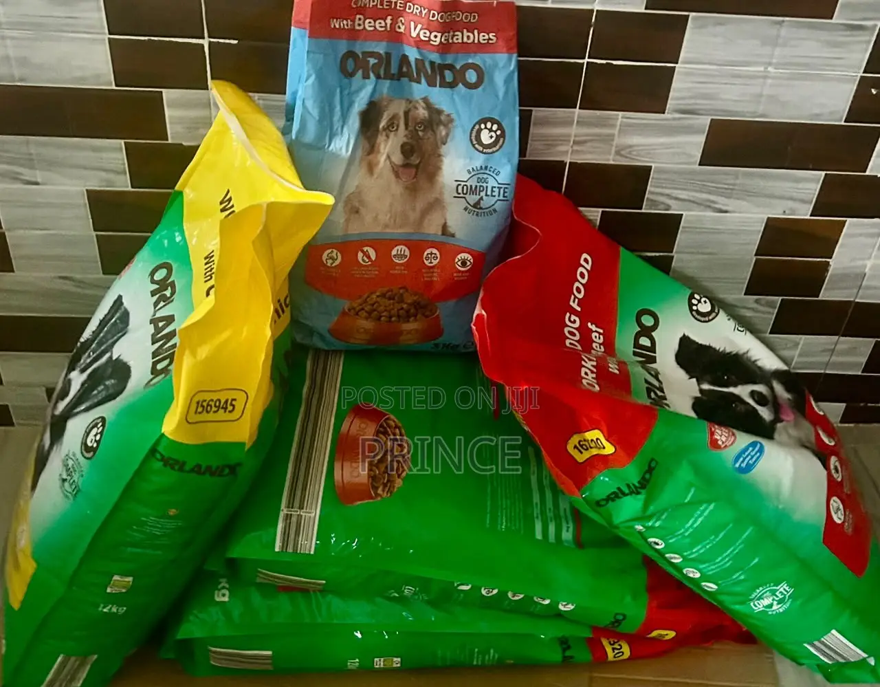 Orlando Dog Food 12kg & 3kg - UK Direct - Chicken & Beef - Kasoa