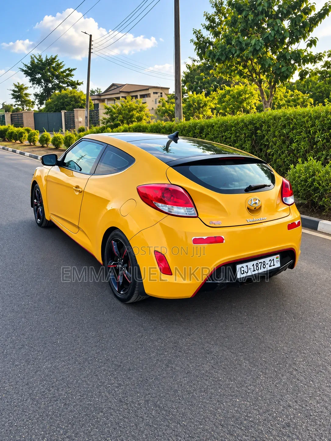 Hyundai Veloster 2016 Yellow