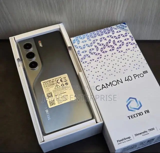 New Tecno Camon 40 Pro 4G 256 GB
