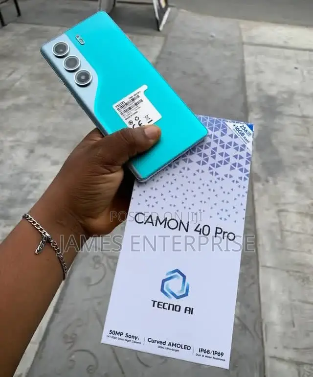 New Tecno Camon 40 Pro 5G 256 GB Green