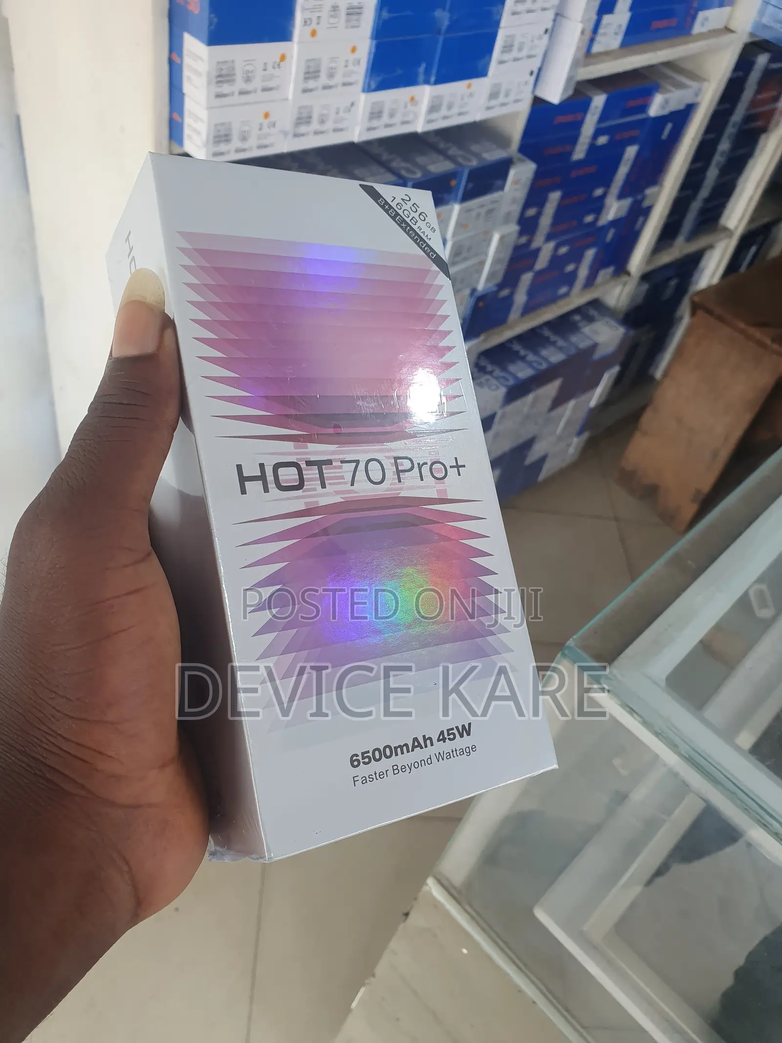 New Infinix Hot 70 256 GB Black