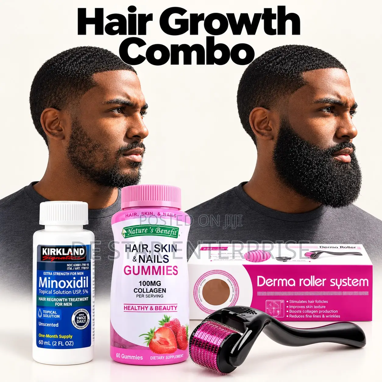 Complete Hair and Beard Growth Combo