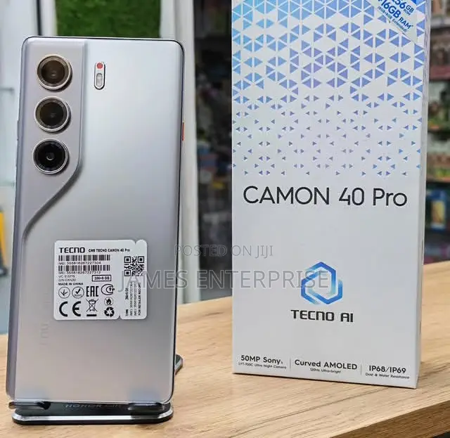 New Tecno Camon 40 Pro 5G 256 GB Gray