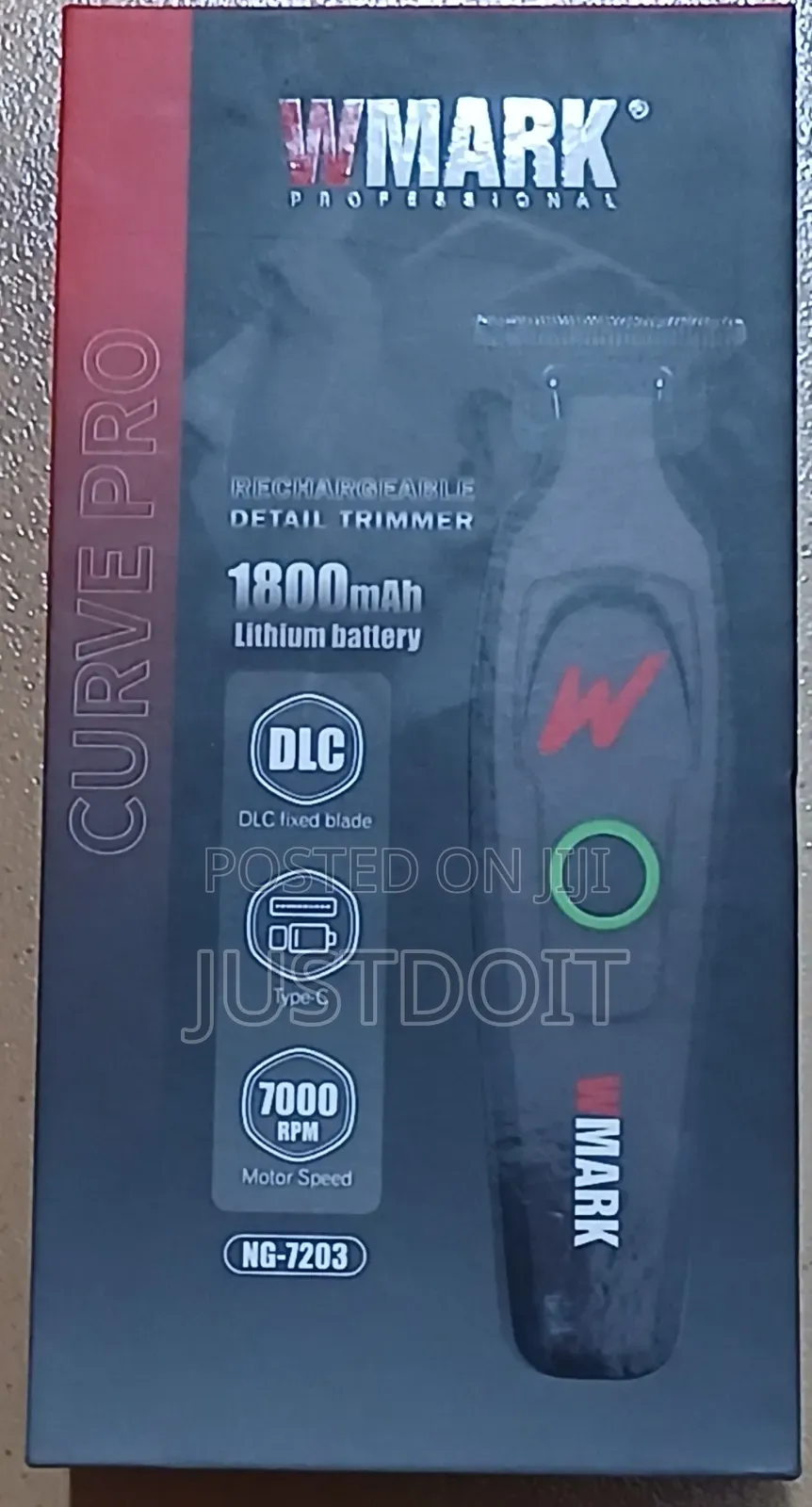 Wmark Curve Pro Rechargeable Trimmer